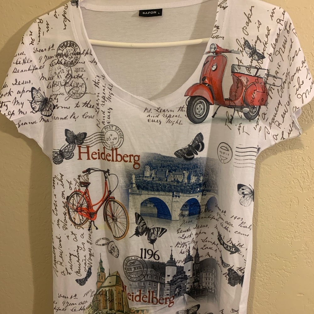 White SAFON T-Shirt